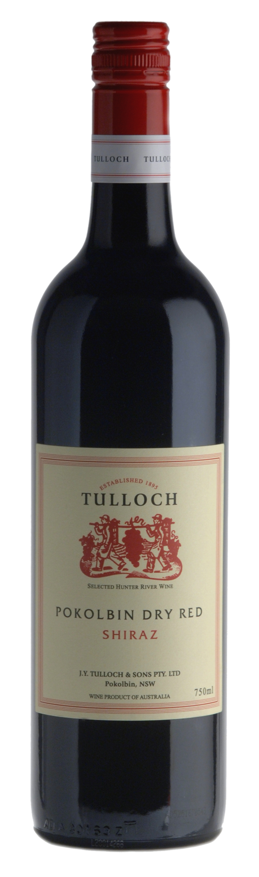 Order Tulloch Pokolbin Hunter Valley Dry Red Shiraz 2018 - 6 Bottles - Just Wines