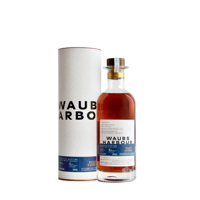 Liquor Loot- Waubs Harbour Port Storm Tasmanian Single Malt Whisky (500ml) -  