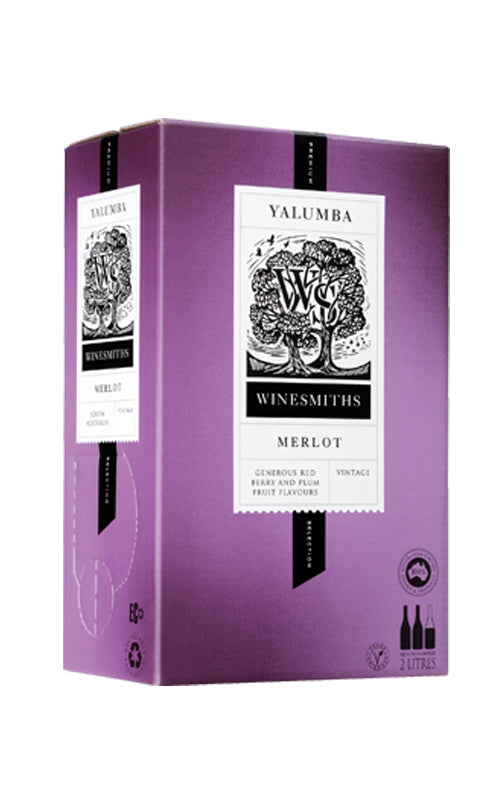 Order Winesmiths Premium Merlot NV South Australia 2L - 6 Cask  Online - Just Wines Australia