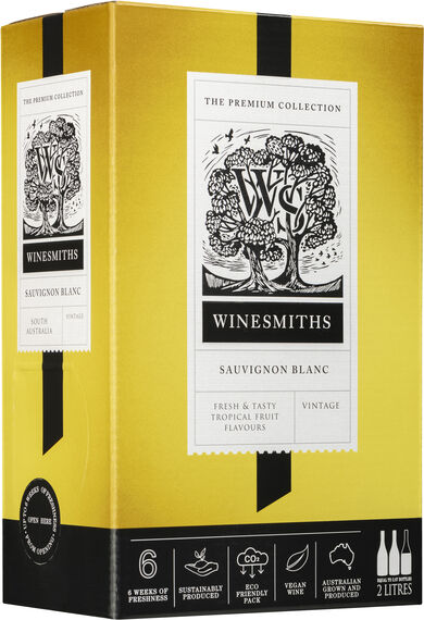 Order Winesmiths Premium South Australia  Sauvignon Blanc NV 2L - 6 Cask - Just Wines