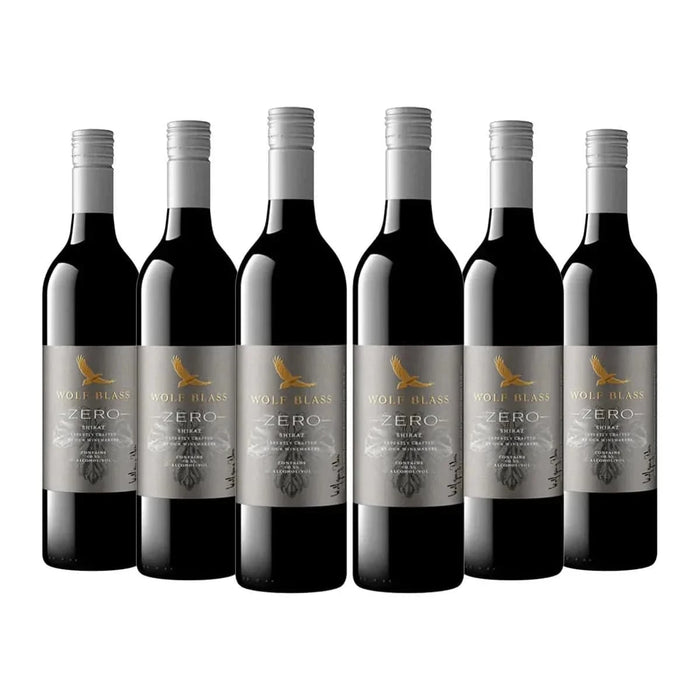 Order Wolf Blass Zero Shiraz 6x750ml JustWines Australia