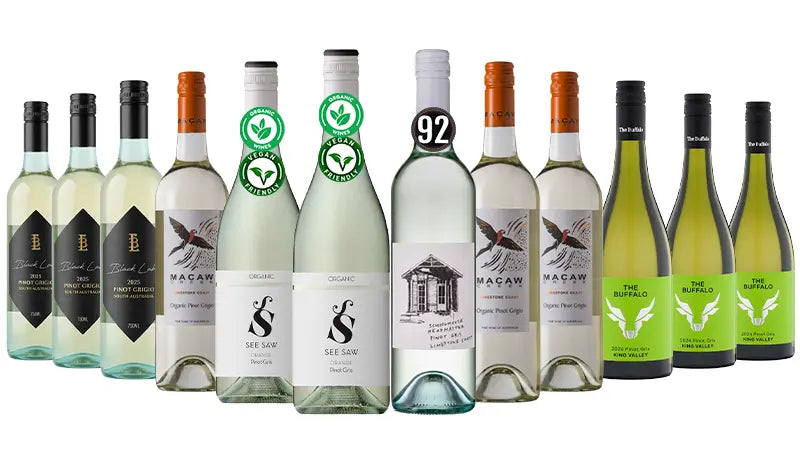 Order Zesty Fresh Pinot Grigio Mix - 12 Bottles - Just Wines