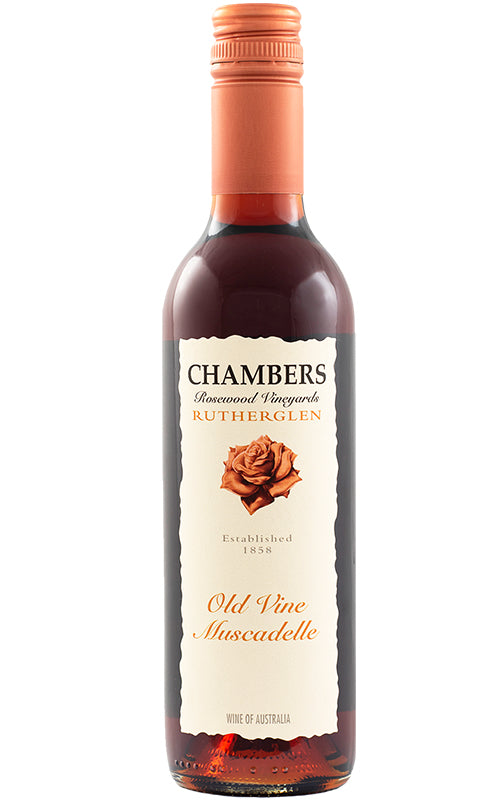 Order Chambers Rosewood Old Vine Muscadelle Rutherglen 375ml - 12 Bottles  Online - Just Wines Australia