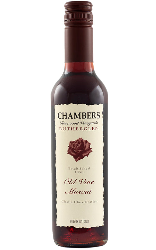 Order Chambers Rosewood Old Vine Muscat Rutherglen 375ml - 12 Bottles  Online - Just Wines Australia