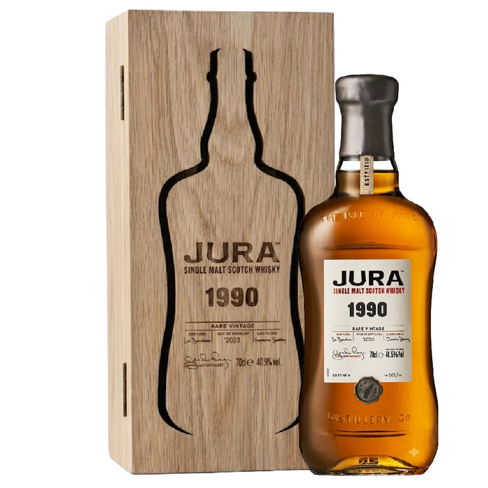 Jura 30 Year Old Rare Vintage 1990 Single Malt Scotch Whisky 700ml - 1 Bottle