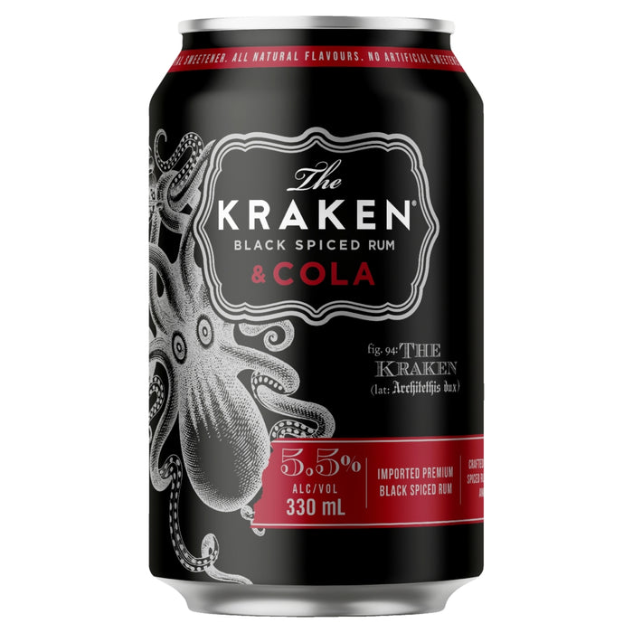 Kraken Spiced Rum & Cola