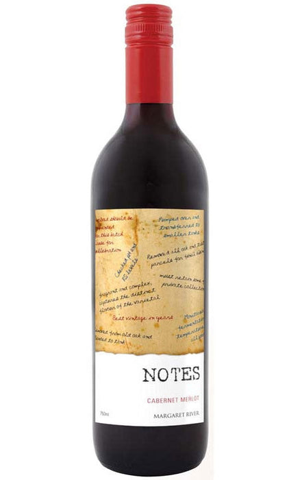 Order Notes Margaret River Cabernet Merlot 2017 - 12 Bottles  Online - Just Wines Australia