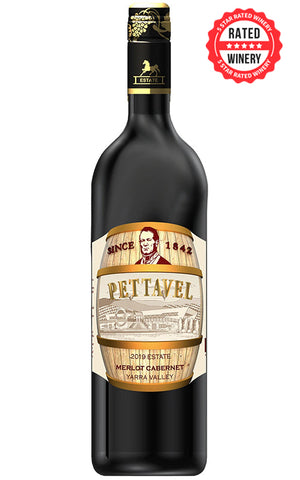 Pettavel Estate Yarra Valley Merlot Cabernet 2019 - 12 Bottles