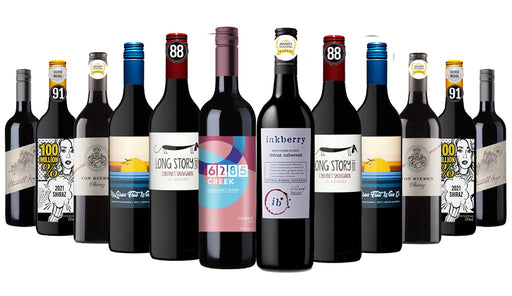 Autumn Classics Red Mixed - 12 Bottles including wine from Award Winning Winery - Prod JW Store