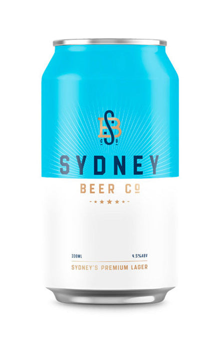 Order Sydney Beer Co Lager Cans 330mL Beer - 24 Bottles  Online - Just Wines Australia