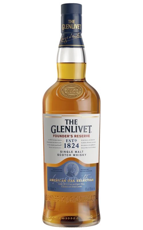 Order The Glenlivet Founder's Reserve Single Malt Scotch Whisky 700ml - 1 Bottle  Online - Just Wines Australia