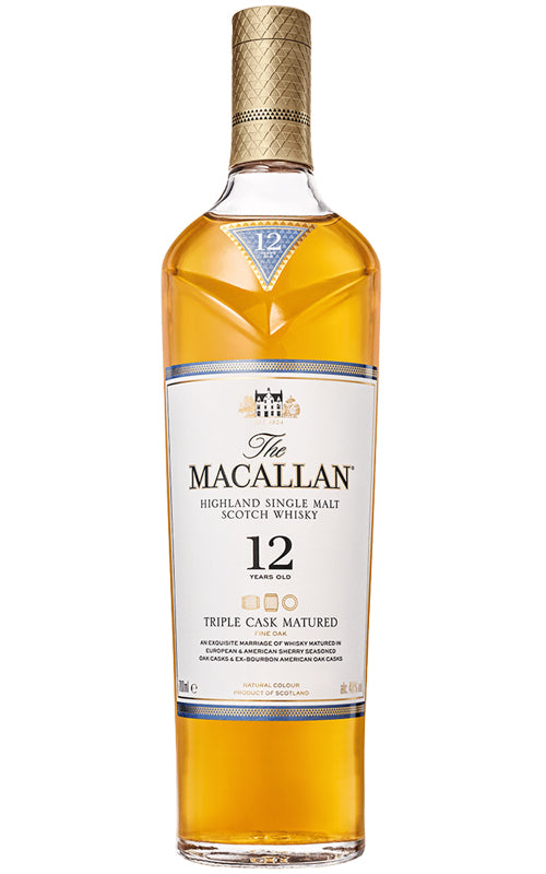 Order The Macallan 12 Year Old Triple Cask Matured Single Malt Scotch Whisky 700mL - 1 Bottle  Online - Just Wines Australia