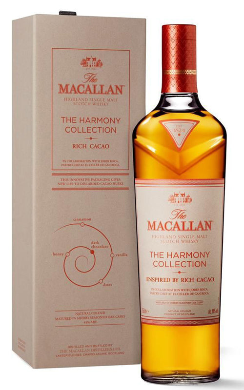 Order The Macallan Harmony Collection Rich Cacao Single Malt Scotch Whisky 700ml - 1 Bottle  Online - Just Wines Australia