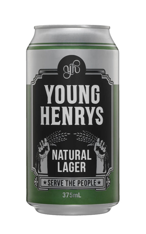 Order Young Henrys Natural Lager 375mL Beer - 24 Bottles  Online - Just Wines Australia